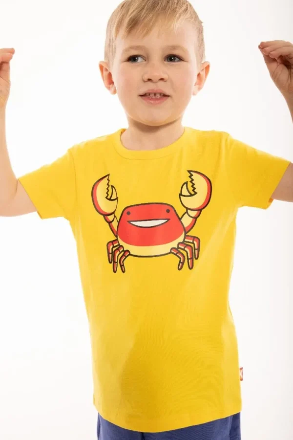 Danefæ Dyrgrowl T Yellow KRABBE | T-shirts