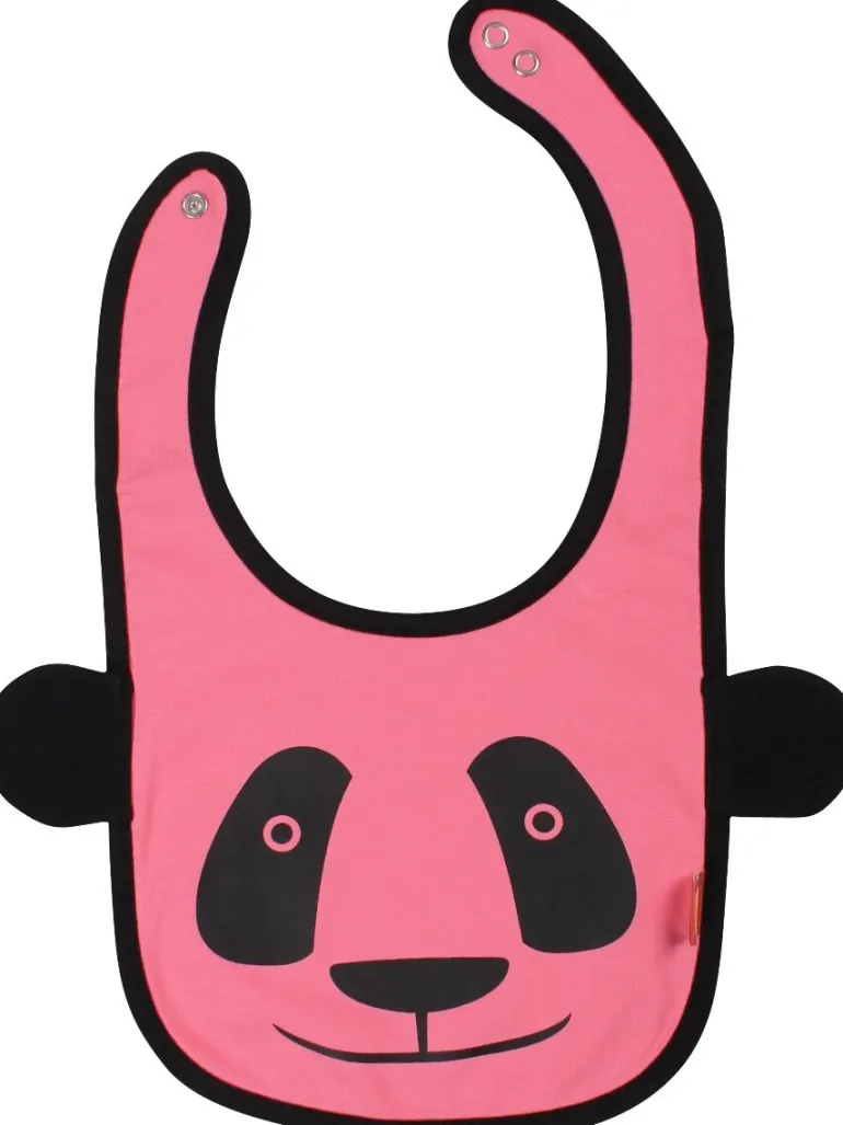Danefæ Dyrmunchie Bib Fashion Pink 3D PANDA | Hagesmække