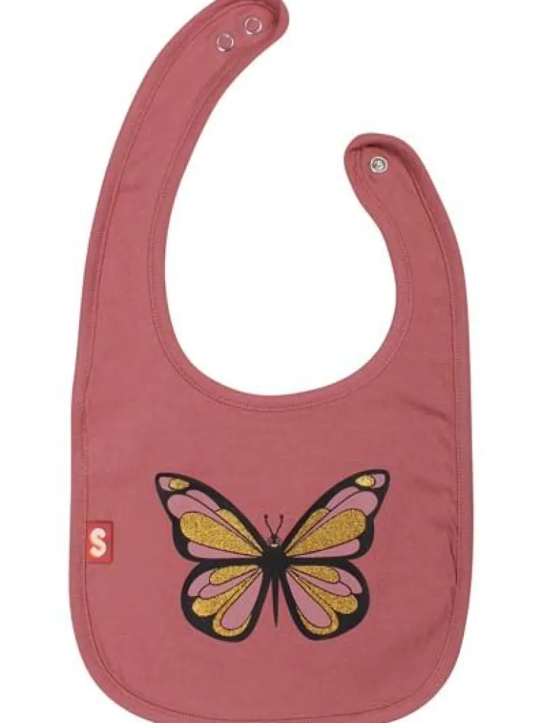 Danefæ Dyrmunchie Bib Vintage rose SOMMERFUGL | Hagesmække