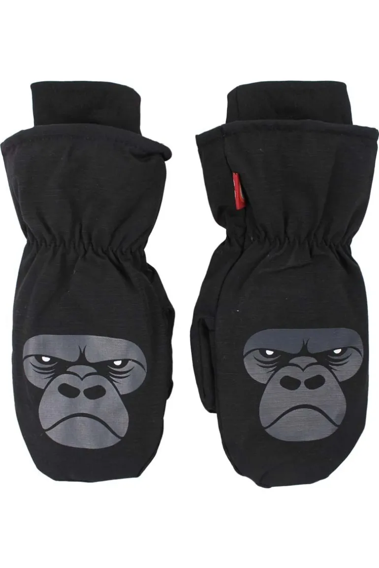 Danefæ Dyrpaw Mittens Black ZOOMGORILLA | Børn Vanter Og Huer