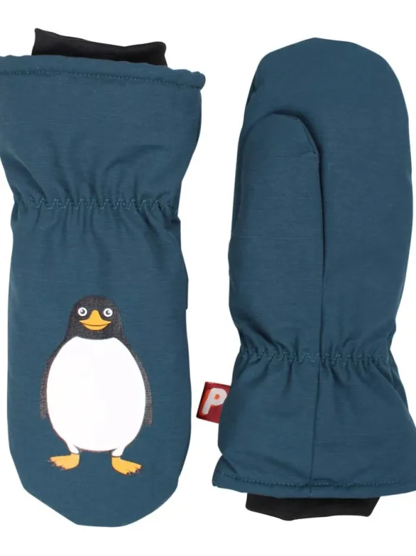 Danefæ Dyrpaw Mittens Dark Slate PINGVIN | Børn Vanter Og Huer