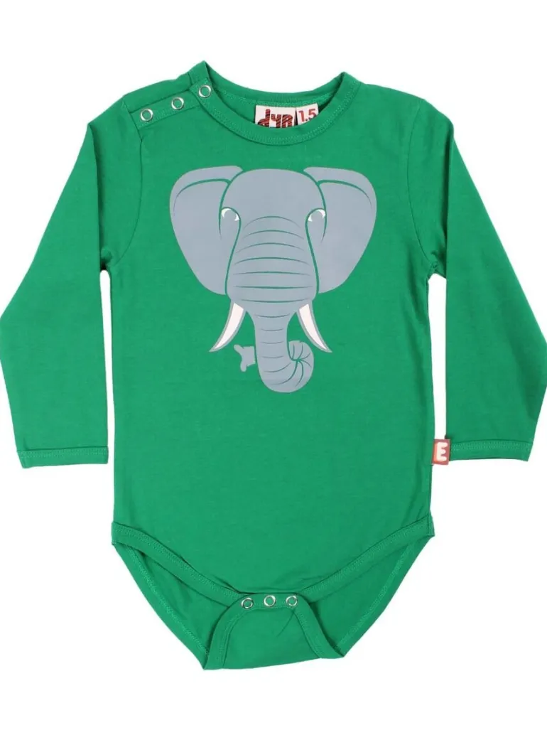 Danefæ Dyrquack Suit Green ELEFANT | Bodies