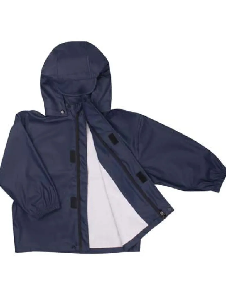 Danefæ Dyrranger Rain Jacket Navy ELEFANT | Børn Regntøj | Regntøj