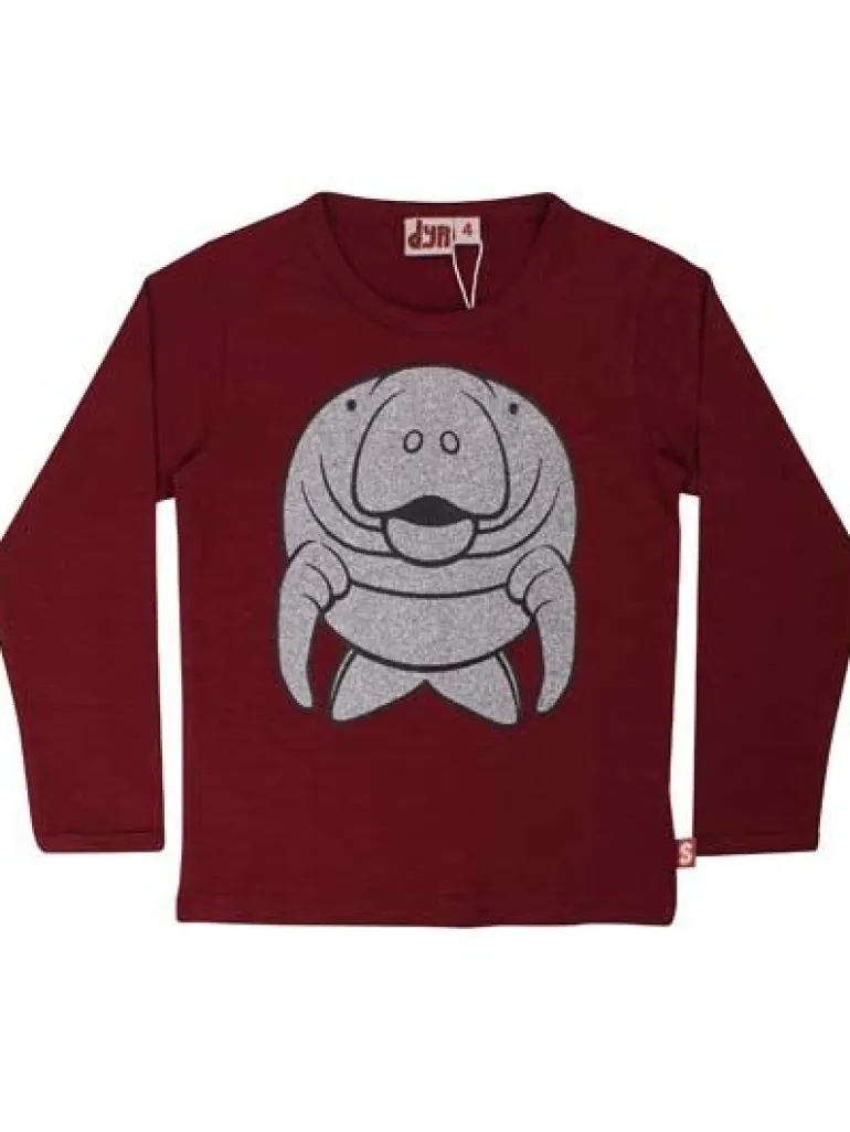 Danefæ Dyrroar T Deep Red SOEKO | Børn Bluser