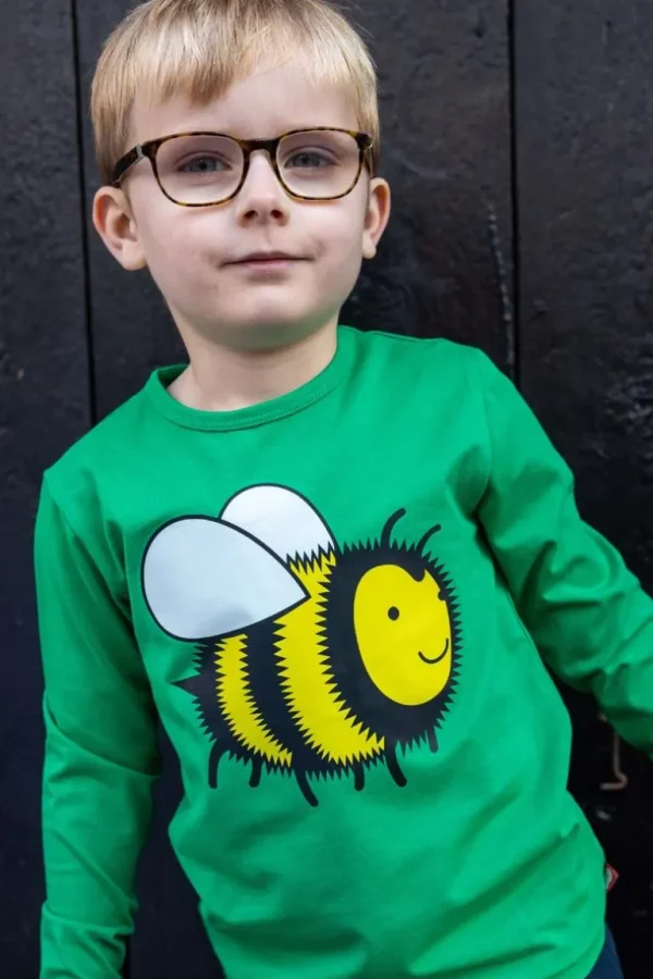 Danefæ Dyrroar T Green BI | Børn Bluser