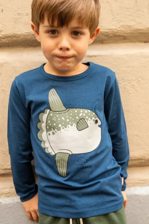 Danefæ Dyrroar T Midnight Blue KLUMPFISK | Børn Bluser