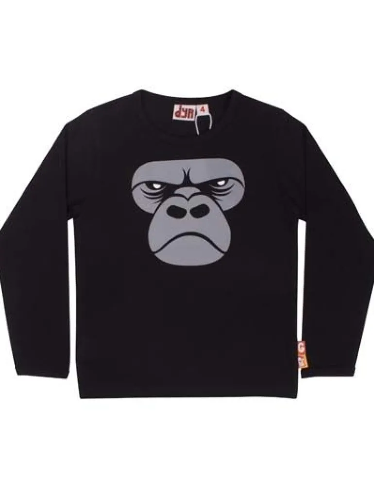 Danefæ Dyrroar T NOOS Black ZOOMGORILLA | Børn Bluser