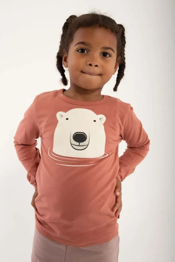 Danefæ Dyrroar T Old Rose NYBJOERN | Børn Bluser