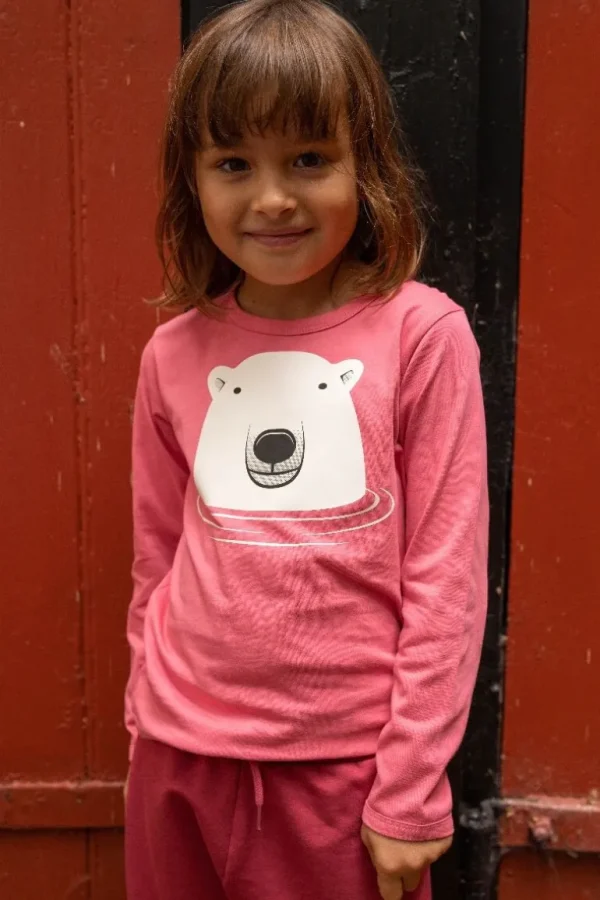 Danefæ Dyrroar T Winter Pink ISBJOERN | Børn Bluser