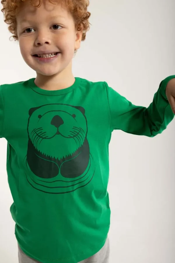 Danefæ Dyrshedding T Grass Green UNICO HAVODDER | Børn Bluser