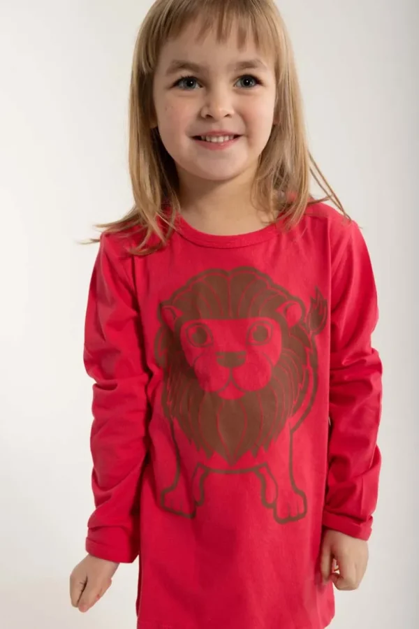 Danefæ Dyrshedding T Power Pink STOR LEOVE | Børn Bluser