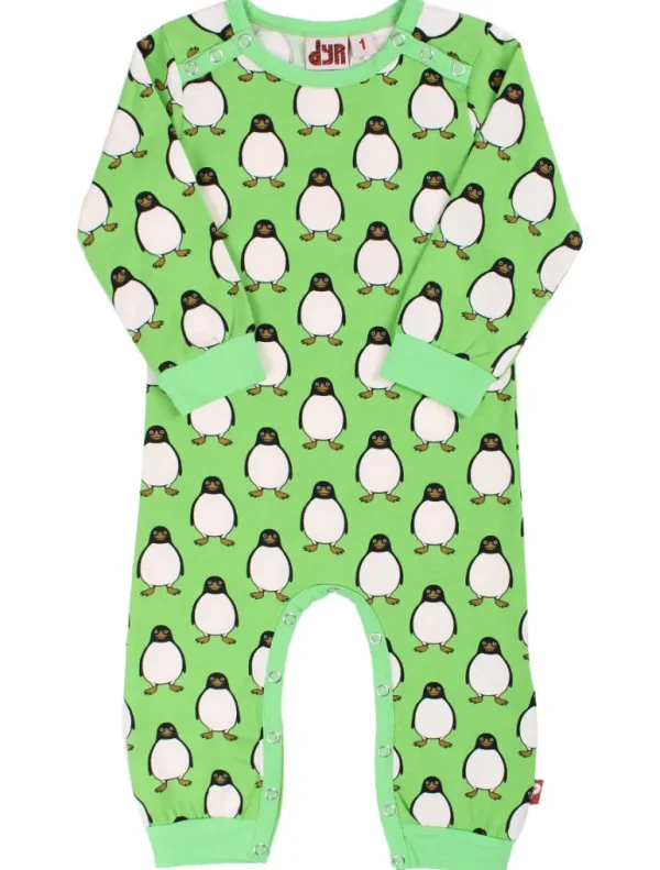 Danefæ Dyrtweet Suit AOP/Strib Bright Green PINGVINER | Heldragter