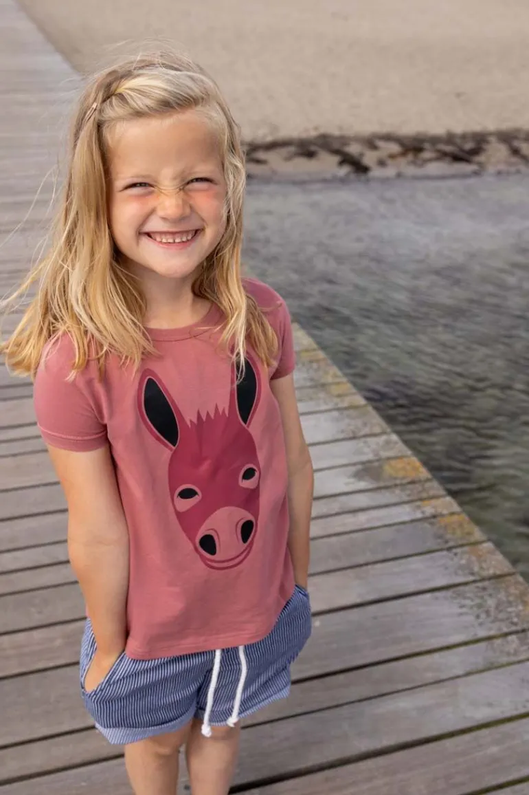 Danefæ Dyrwildlife T Vintage rose AESEL | T-shirts