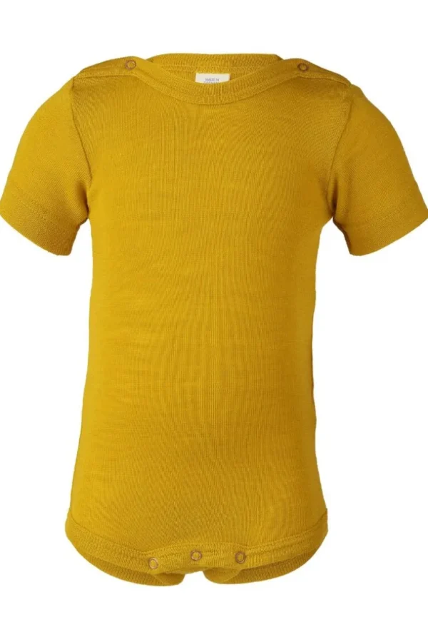 Danefæ Engel Wool Natur Baby Body SS w.Buttons GOTS | Uld | Bodies