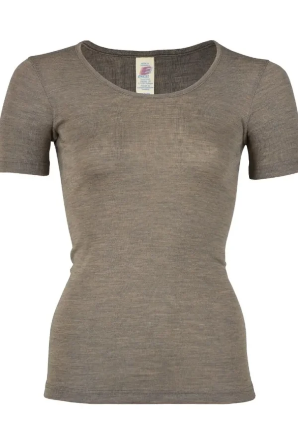 Danefæ Engel Wool Natur Ladies Shirt SS | Dame Undertøj | T-shirts