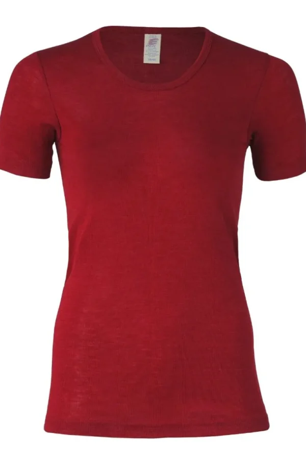 Danefæ Engel Wool Natur Ladies Shirt SS | Dame Undertøj | T-shirts
