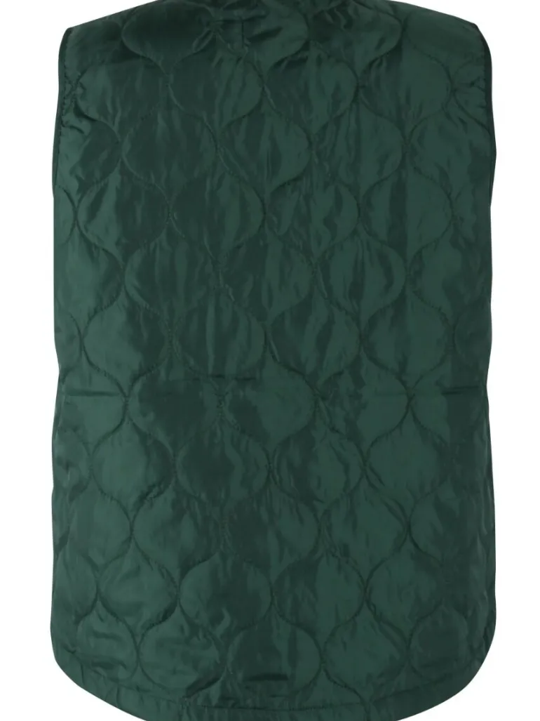 Danefæ ESS - Anholt Midlayer Thermo Vest Dark Khaki | Dame Veste | Termotøj