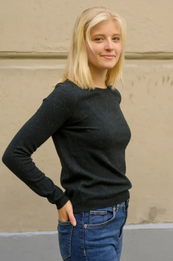 Danefæ ESS - Bliss Merino Sweater Deep Forest | Dame Strik