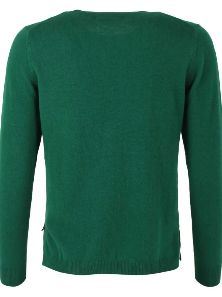 Danefæ ESS - Cashmere Kiss Sweater Tennis Green | Dame Strik