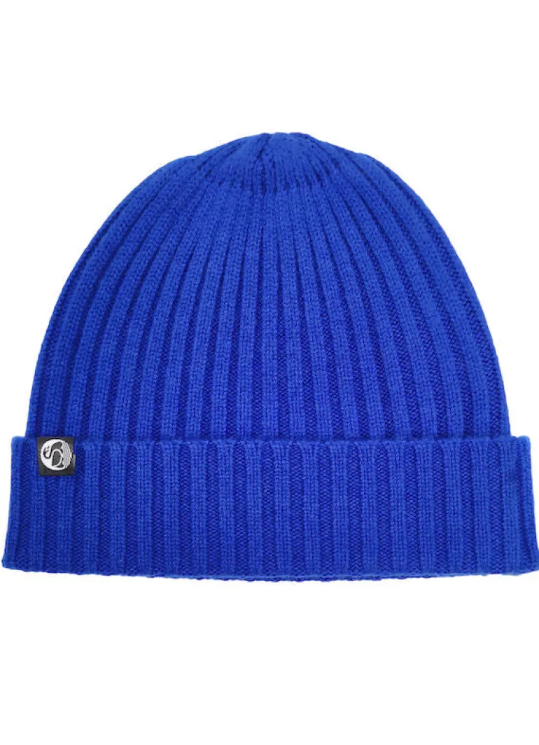 Danefæ ESS - Cashmere Rib Beanie Royal Blue | Dame Huer