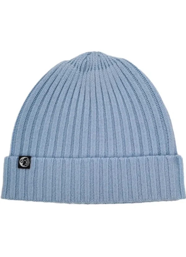 Danefæ ESS - Cashmere Rib Beanie Baby Blue | Dame Huer