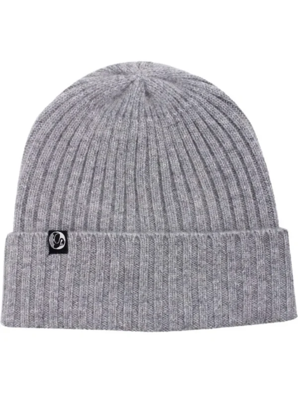 Danefæ ESS - Cashmere Rib Beanie HTHR Grey | Dame Huer