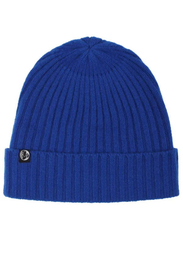 Danefæ ESS - Cashmere Rib Beanie Royal Blue | Dame Huer