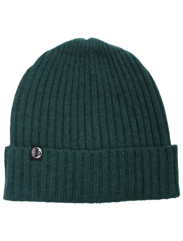 Danefæ ESS - Cashmere Rib Beanie Deep Forest | Dame Huer