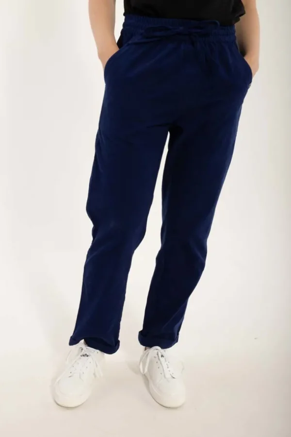 Danefæ ESS - Daneliseleje Cord Pants Royal Blue | Dame Bukser