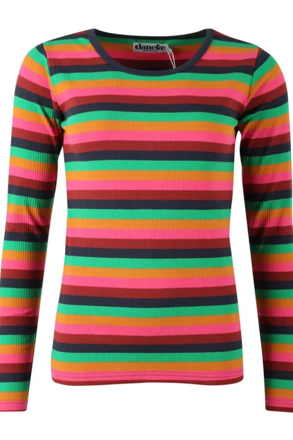 Danefæ ESS - Danepartner LS Tonic Stripe | Dame Bluser