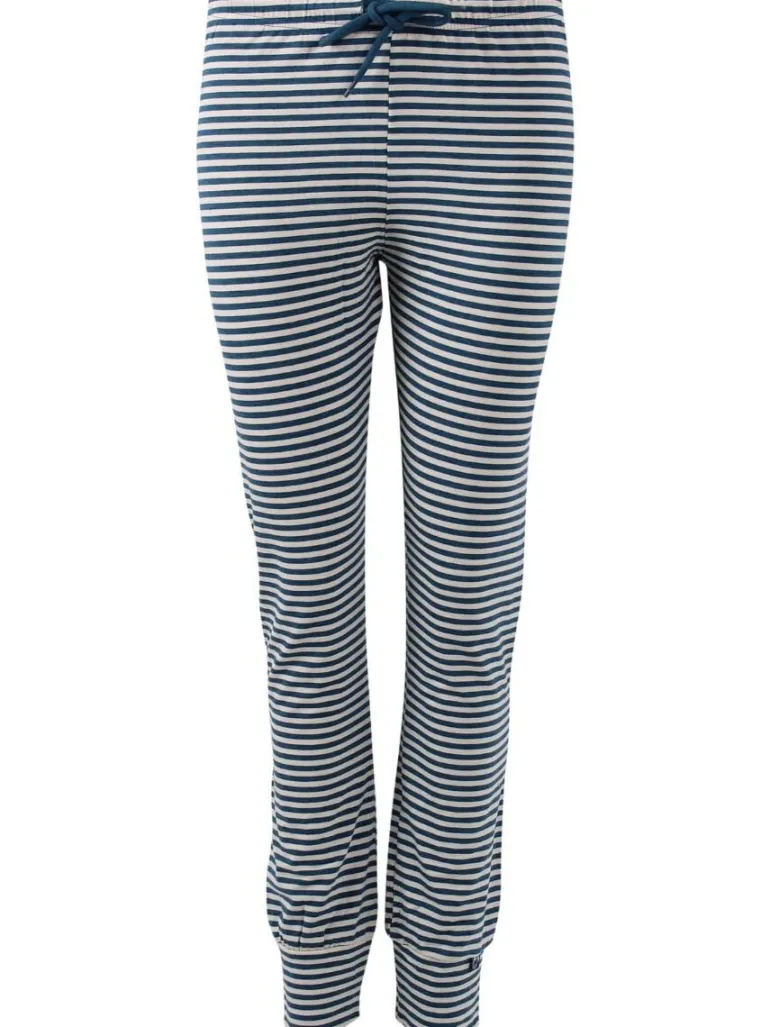 Danefæ ESS - Danesandvig Wool Loungepants Stone Blue/Chalk | Dame Loungepants | Bukser