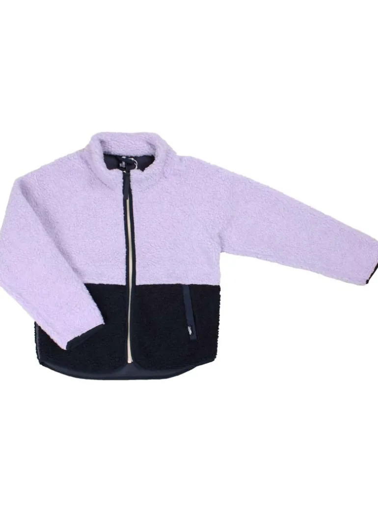 Danefæ ESS - Danetalent Fleece Jacket Light Viola/Dk Navy | Børn Fleece