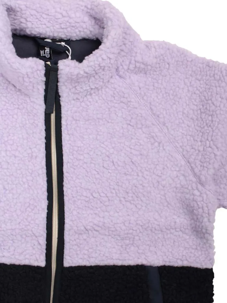 Danefæ ESS - Danetalent Fleece Jacket Light Viola/Dk Navy | Børn Fleece