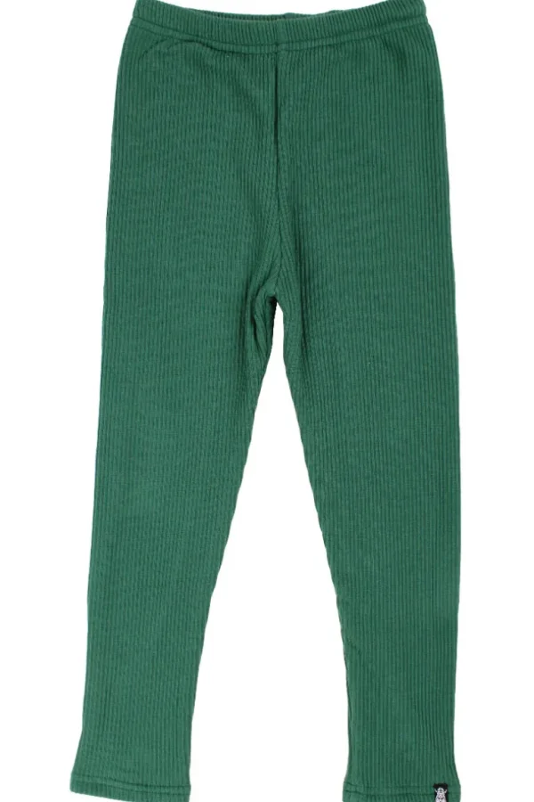 Danefæ ESS - Danewarm Fleece Leggings Bottle green | Børn Leggings