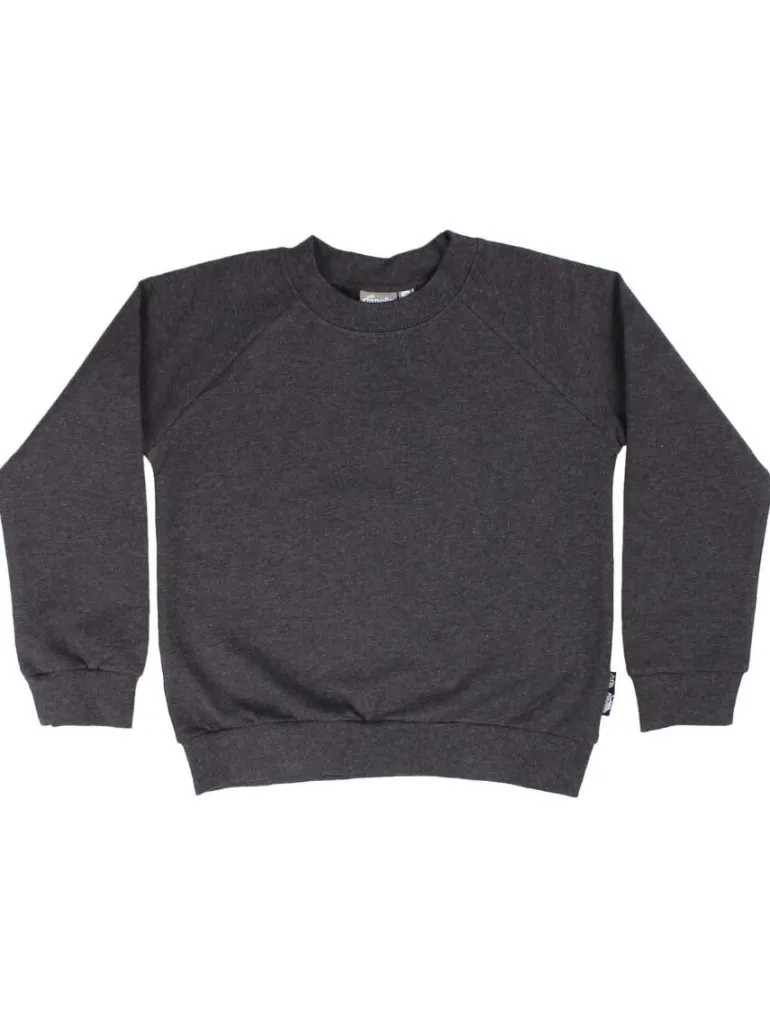 Danefæ ESS - ORGANIC Danemineral Sweater Dark Hthr Grey | Børn Sweatshirts