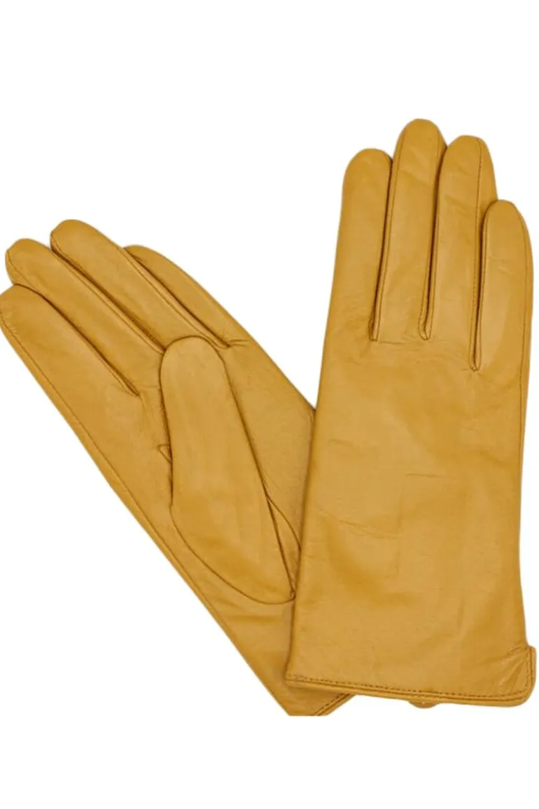 Danefæ Fleeceforet Læderhandsker | Dame Vanter