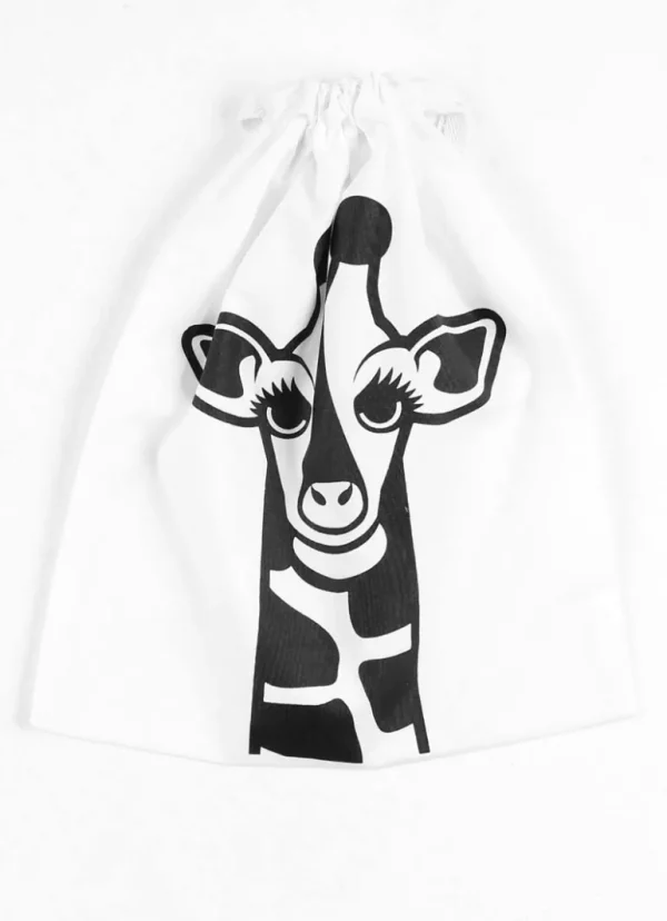 Danefæ Fruit/Gift Bag Offwhite GIRAF | Børn Drikkedunke Og Madkasser | Børnetasker