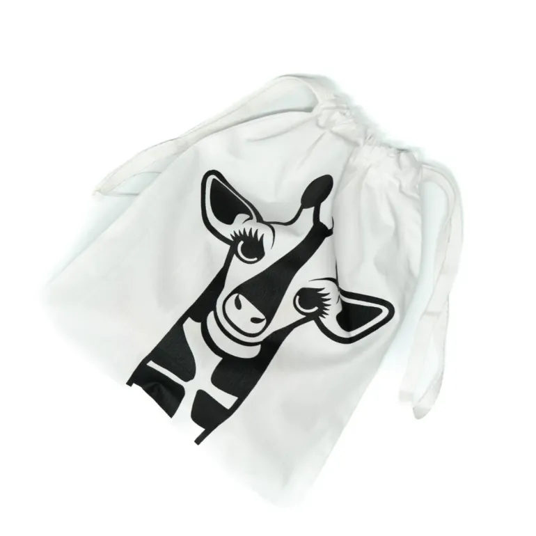 Danefæ Fruit/Gift Bag Offwhite GIRAF | Børn Drikkedunke Og Madkasser | Børnetasker