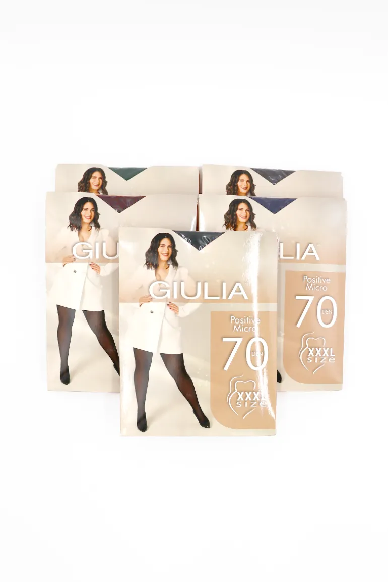 Danefæ Giulia Positive Micro 70 Deep Green | Dame Strømpebukser