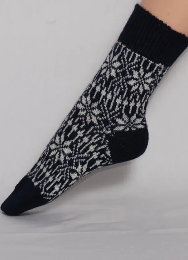 Danefæ Hirsch Natur Wool Socks | Dame Strømper