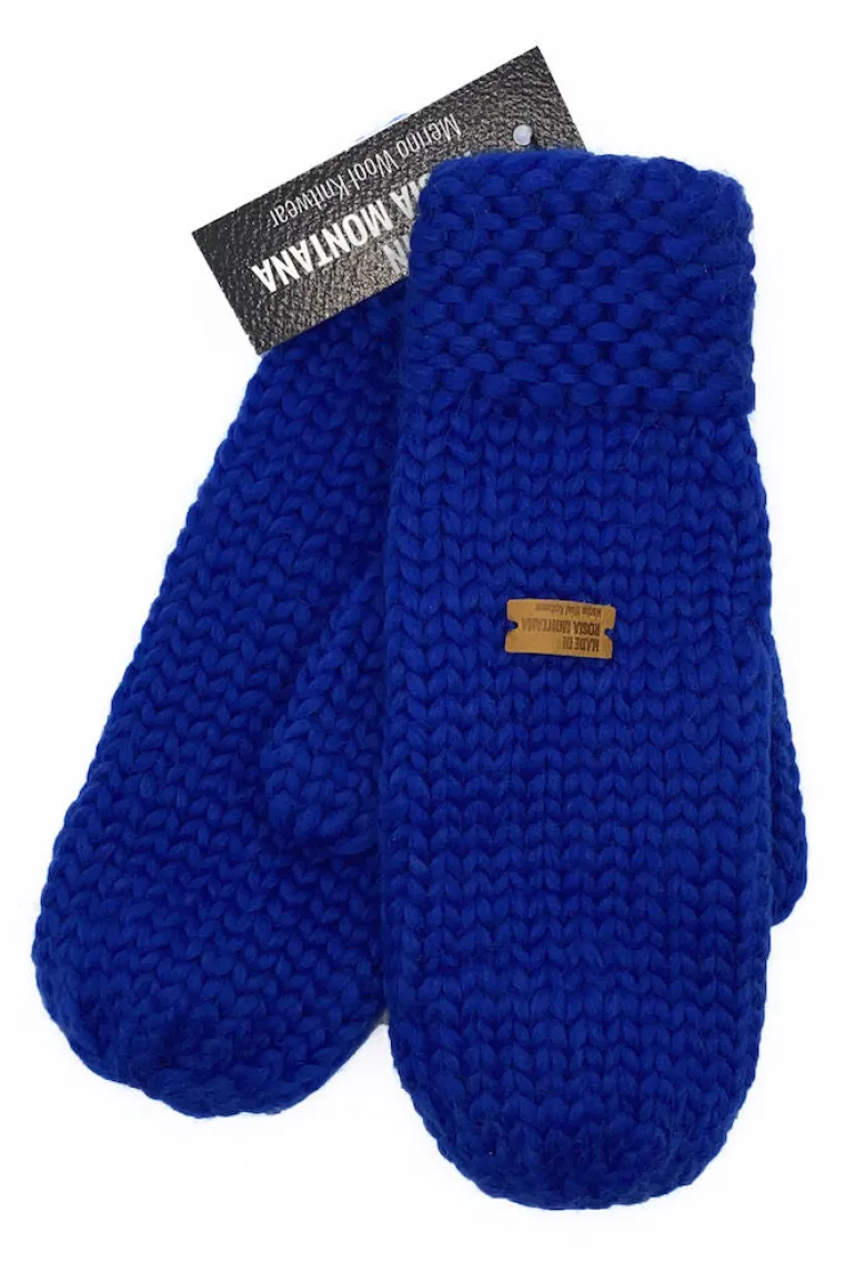 Danefæ Håndstrikket Merinould Vanter Galaxy Blue | Dame Vanter