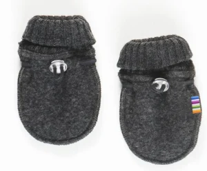 Danefæ JOHA Baby Mittens Uld Fleece Koks Melange | Uld | Fleece
