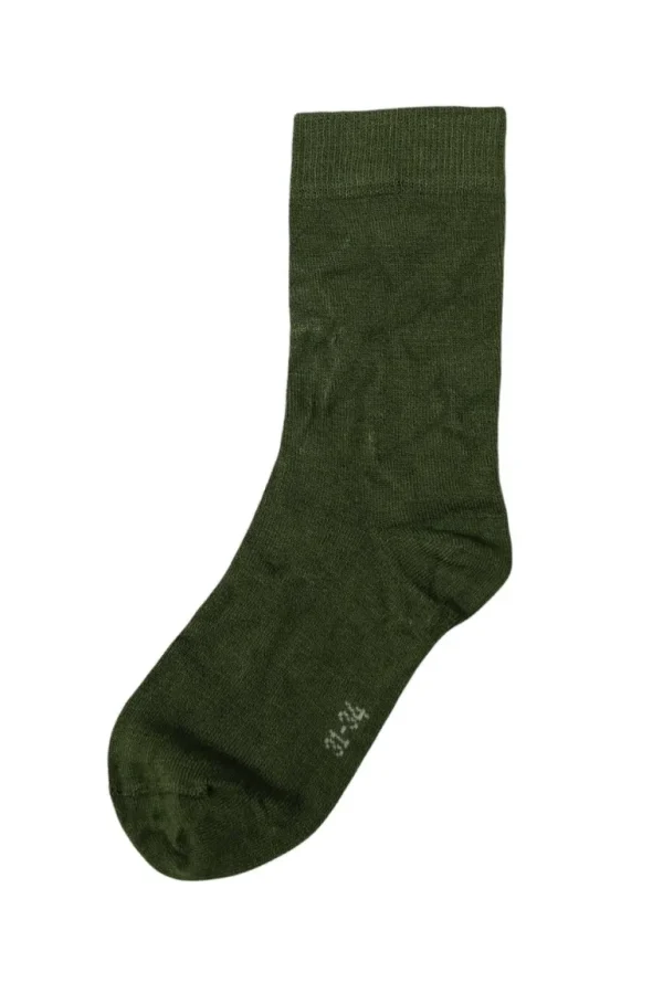 Danefæ Joha Bamboo Socks Army Green | Dame Strømper | Strømper
