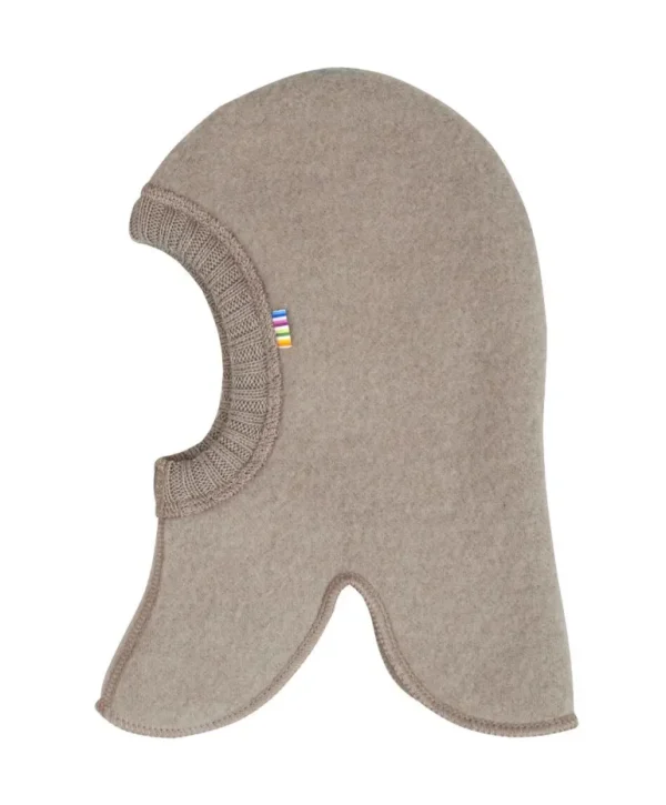 Danefæ JOHA Elefanthue Uld Fleece Sesame Melange | Børn Vanter Og Huer | Uld