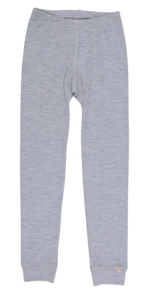 Danefæ JOHA Leggings Lt Grey Melange | Børn Leggings | Uld
