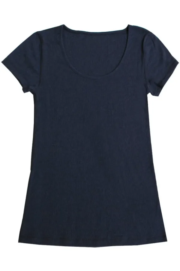 Danefæ JOHA T-Shirt Emma Wool Dress Blue | Dame Undertøj | T-shirts