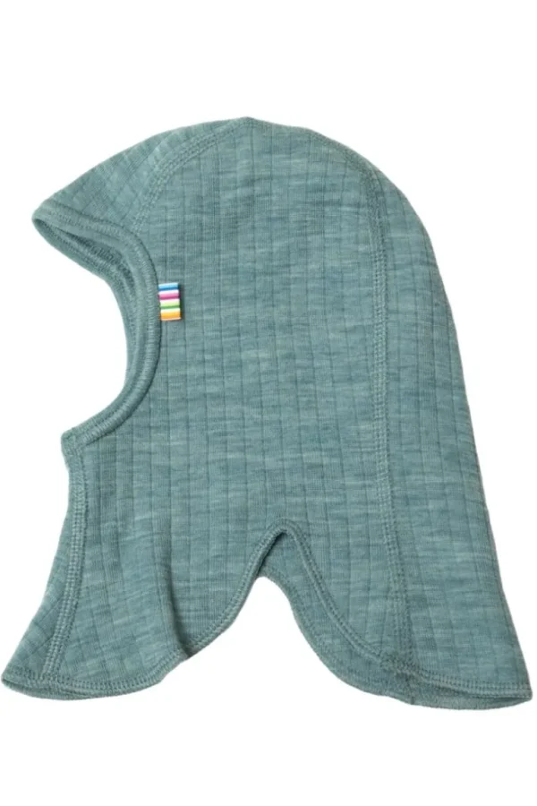 Danefæ JOHA Uld Elefanthue Double Aqua Melange | Børn Uld | Vanter Og Huer