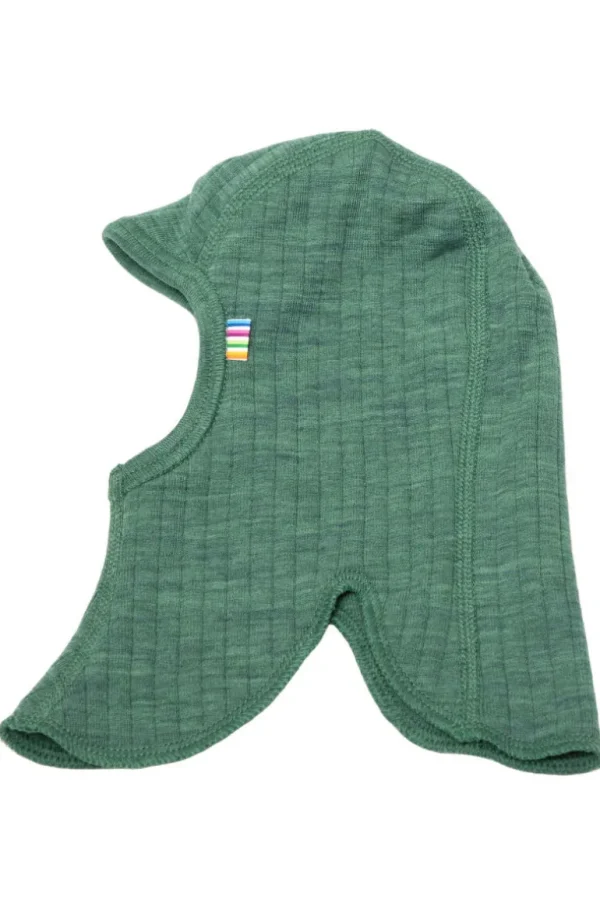 Danefæ JOHA Uld Elefanthue Double Green YD | Børn Uld | Vanter Og Huer