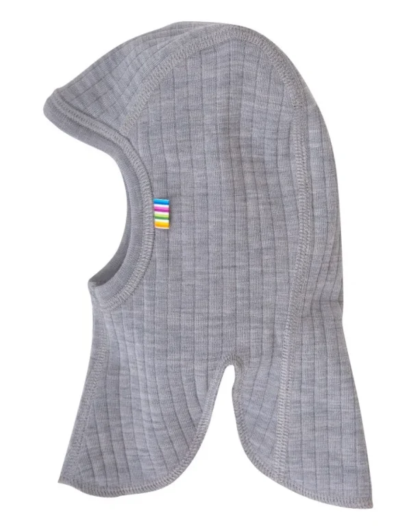 Danefæ JOHA Uld Elefanthue Double Lt Grey Melange | Børn Uld | Vanter Og Huer