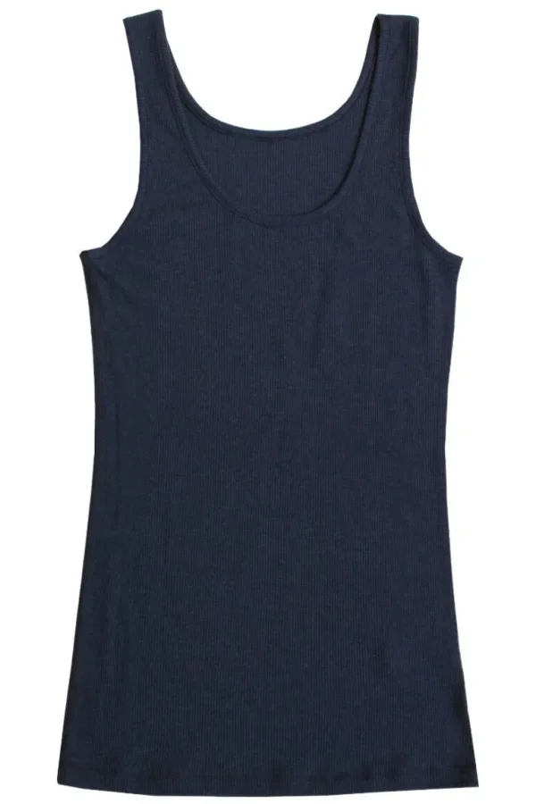 Danefæ JOHA Undershirt Emma Wool Dress Blue | Dame Toppe